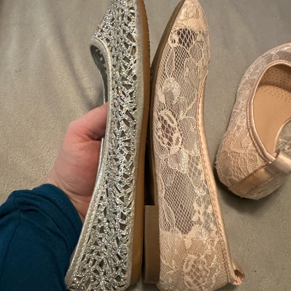 Pink lace ballet Flats 4.5* (Dec34) - Picture 6 of 6